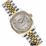 Rolex Datejust 179173 Silver Roman Numeral Dial 26MM Lady Replica Watch - Image 3