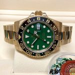 Rolex GMT Master II 116718LN Oyster Bracelet Green Dial 40mm Mens Replica Watch - Image 13