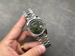 Rolex Day-Date 228239 Green Roman Dial Fluted Bezel 40mm Mens Replica Watch - Image 8