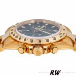 Rolex Daytona 116528 Black Dial Yellow Gold 40mm Mens Replica Watch - Image 4