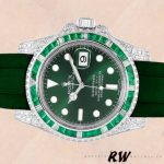 Rolex Submariner 116610 Green Dial Rubber strap 40mm Mens Replica Watch - Image 4