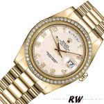 Rolex Day-Date 218348 Concentric Circle Ivory Dial 41MM Mens Replica Watch - Image 3
