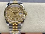Rolex Datejust 126233 Champagne Motif dial Fluted Bezel 36MM Unisex Replica Watch - Image 3