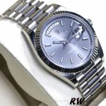 Rolex Day-Date 228239 Dark Rhodium Grey Dial Fluted Bezel 40mm Mens Replica Watch - Image 3