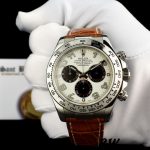 Rolex Daytona 116519 Panda Dial Brown Leather Strap 40mm Mens Replica Watch - Image 2