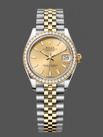 Rolex Datejust 31mm Stainless Steel and Yellow Gold 278383RBR 0014 Champagne Index Jubilee