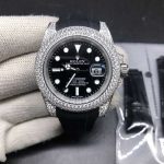 Rolex Submariner Diamond Case Black Dial 116610 40MM Men's Watch - Image 5