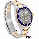 Rolex Submariner 16613 Steel Gold Diamond Sapphire Serti Dial 40mm Mens Replica Watch - Image 2