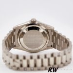Rolex Day-Date 118209 White Gold White Dial 36mm Unisex Replica Watch - Image 5