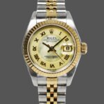 Rolex Datejust 179173 Decorated Mother Of Pearl Champagne Dial 26MM Lady Replica Watch