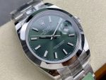 Rolex Datejust 41 Green Stick Dial Oyster m126300 0019 Men's Watch - Image 4