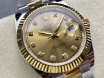 Rolex Datejust 126333 0011 Champagne Diamond Oyster 41mm Two Tone Steel - Image 4