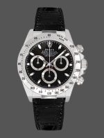 Rolex Daytona 116519 White Gold Black Dial 40mm Mens Replica Watch