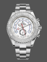 Rolex Yacht Master II 116689 White Dial Platinum 44mm Mens Replica Watch