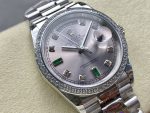 Rolex Day Date 118346 Rhodium Grey Dial 36mm Unisex Replica Watch - Image 4