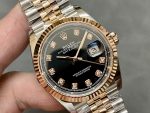 Rolex Datejust 36 Everose Gold Black Diamond Dial M126231 0019 Women's Watch - Image 4