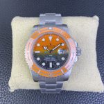 Rolex Submariner DIW Persimmon Orange Black Dial Ceramic Orange Bezel - Image 3