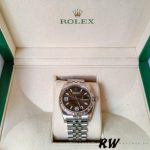 Rolex Datejust 116234 Stainless Steel Case Bronze Dial 36mm Unisex Replica Watch - Image 6