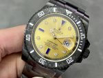 Rolex Submariner Diw 116610 PVD-DLC Stainless Steel Carbon Fiber Bezel Champagne Dial - Image 5
