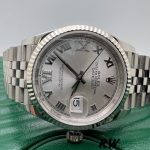 Rolex Datejust 126234 0029 Silver Diamond Roman Dial 36MM Women's Watch - Image 13