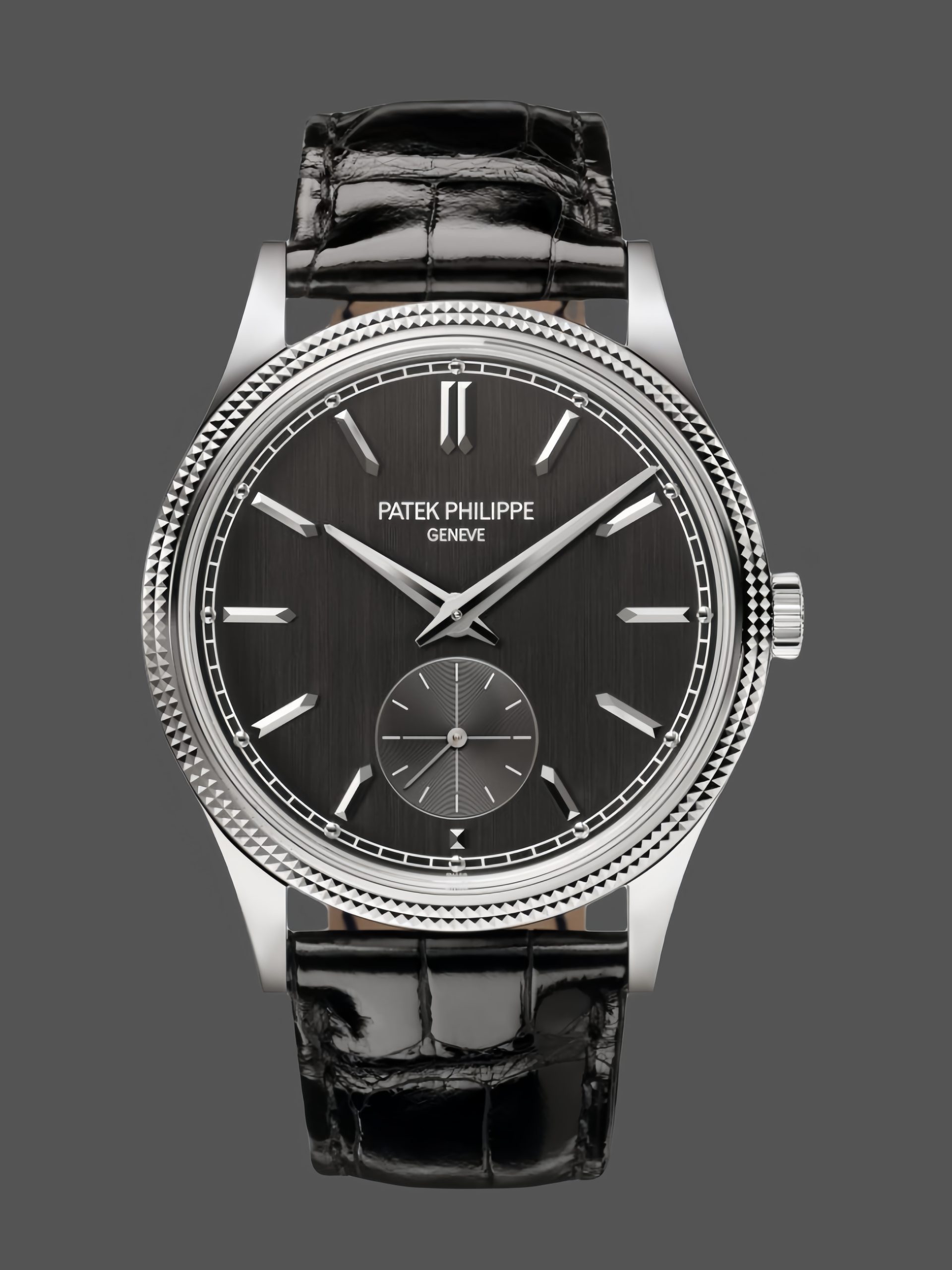 904DE5BF-0178-1011-9045-AEE8D40D0C31 Patek Philippe Calatrava White Gold 6119G 001 Replica Watch - Image 1