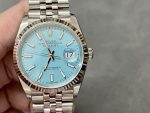 Rolex Datejust 126234 Blue Index Dial Fluted Bezel 36MM Unisex Replica Watch - Image 14