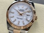 Rolex Datejust Stainless Steel and Rose Gold m126231 0018 White Index Oyster - Image 5