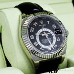 Rolex Sky-Dweller 326139 Black Dial Leather Strap 42MM Mens Replica Watch - Image 2