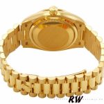 Rolex Day Date 118348 Champagne Jubilee Diamond Dial Yellow Gold 36mm Unisex Replica Watch - Image 6