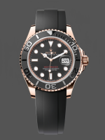 Rolex Yacht-Master 126655 40mm Automatic Black Dial 18kt Everose Gold Watch
