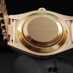 Rolex Day-Date 218235 Wave Bronze Dial Rose Gold 41MM Mens Replica Watch - Image 4