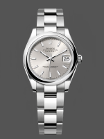 Rolex Datejust 31 Silver Dial Domed Bezel 278240 0005 Women's Watch