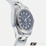 Rolex Oyster Perpetual 176234 Fluted Bezel Black Arabic Dial 26MM Lady Replica Watch - Image 2