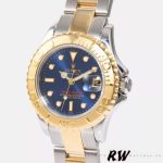Rolex Yacht-Master 169623 Steel Yellow Gold Blue Dial 29MM Lady Replica Watch - Image 3