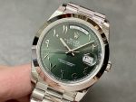 Rolex Day-Date 40mm Arabic Platinum Olive Dial 228206 - Image 5
