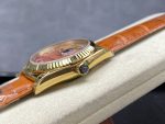 Rolex Day-Date 128238 Fluted Bezel Carnelian dial 36MM Unisex Replica Watch - Image 8