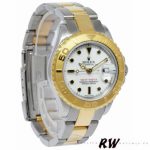 Rolex Yacht-Master 169623 Steel Yellow Gold White Dial 29MM Lady Replica Watch - Image 2