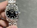 Rolex Datejust m178274 Black Diamond Dial Fluted Bezel 31MM Lady Replica Watch - Image 3