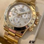 Rolex Daytona 116528 Mother of Pearl Dial 40mm Mens Replica Watch - Image 3