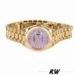 Rolex Datejust 279178 Lilac Purple Dial Fluted Bezel 28mm Lady Replica Watch - Image 4