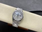 Rolex Day Date 36 Mother of Pearl Dial Diamond Bezel Platinum President m128396tbr 0005 - Image 6