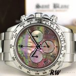 Rolex Cosmograph Daytona 116509 Black Mother of Pearl Dial 40MM Mens Replica Watch - Image 3