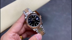 Rolex Datejust 41 Everose Gold Black Dial Jubilee Bracelet 126331 - Image 2