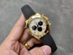 Rolex Cosmograph Daytona Yellow Gold Case Silver Dial 116518 Men's Watch - Image 6