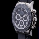 Rolex Daytona 116519 White Gold Automatic Black Dial Diamonds 40mm Mens Replica Watch - Image 14