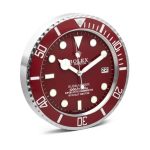 Rolex Submariner Red Wall Clock - Image 3