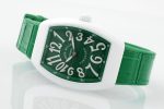 Franck Muller Women's Yacht Green Dial Leather Strap - Image 5