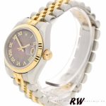 Rolex Datejust 179173 Mother Of Pearl Black Dial 26MM Lady Replica Watch - Image 3