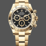 Rolex Daytona 40mm Yellow Gold Oyster Bracelet with Black Stick Dial 126508 0004