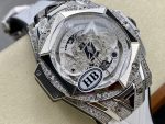 418.NX.2001.RX.1604.MXM20 Hublot Big Bang Partnerships Sang Bleu II Titanium Diamond - Image 4